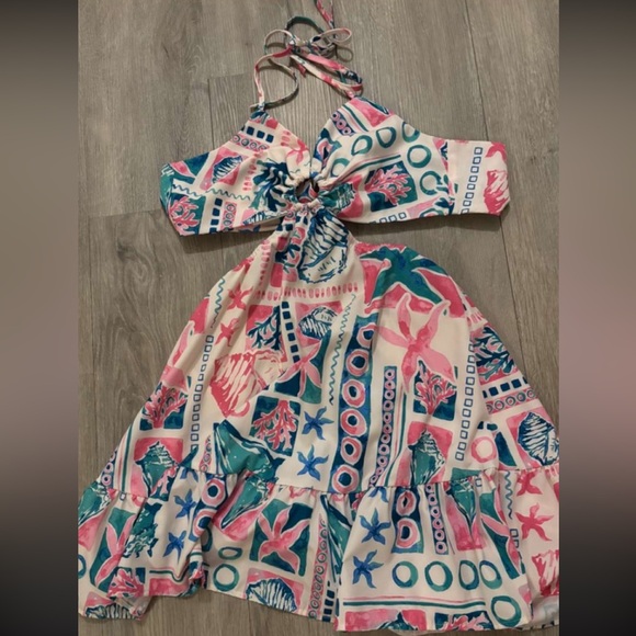 Ocean Patterned Dress - Picture 4 of 5